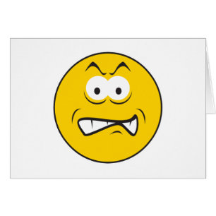 Visage narquois en colère