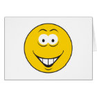 Visage sourire aux dents