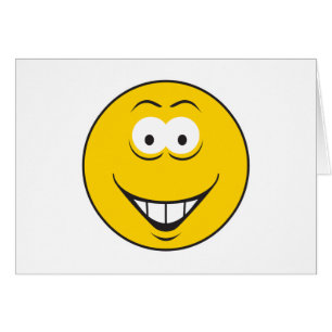 Visage sourire aux dents