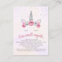 Visage Unicorne d'argent rose Apportez une carte d