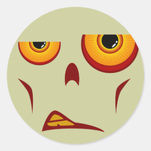 Visage Zombie - Snarl Sticker