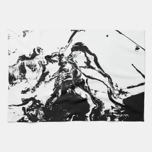 Visages Abstraits Art Accessoire Serviettes de cui