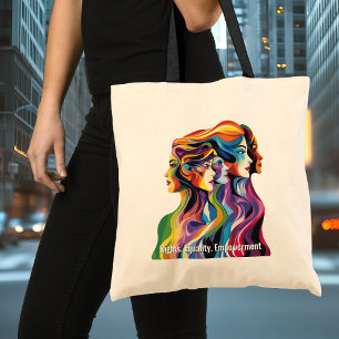 Visages colorés Abstraits   Sac fourre-tout de la 