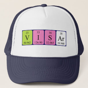 Visar periodic table name hat