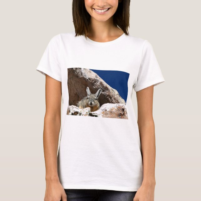 Viscacha sunbathing in the Atacama desert Chile T-Shirt (Front)