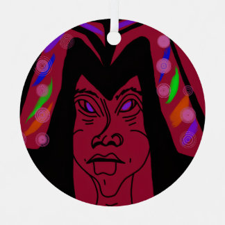 Viscountess with Headdress Metal Ornament