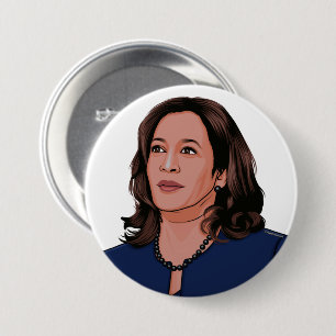 Vise President Kamala Harris 3 Inch Round Button