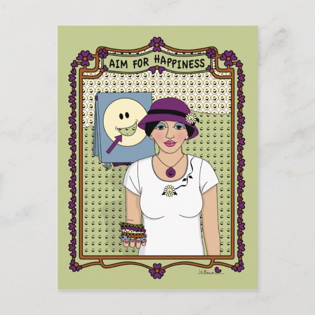 Visez La Carte Postale Happiness_A_ (Devant)