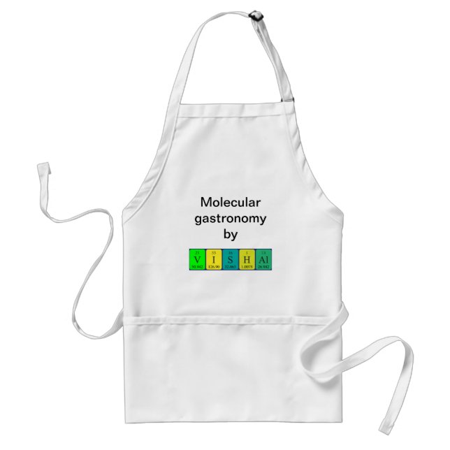 Vishal periodic table name apron (Front)