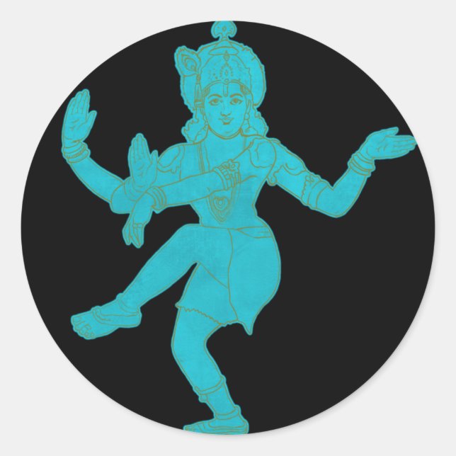 Vishnu Classic Round Sticker (Front)