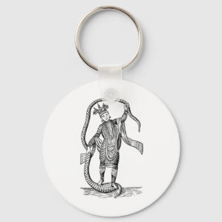Vishnu in the 8th avatar keychain