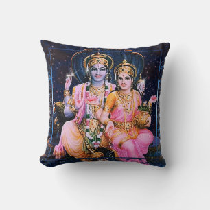 Vishnu & Lakshmi - Coussin