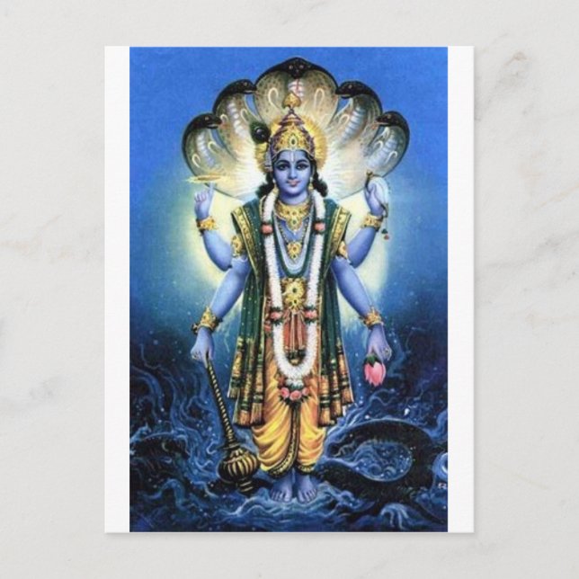 Vishnu Postcard (Front)