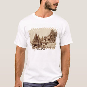Vishnu Pud and Other Temples, Benares (sepia photo T-Shirt