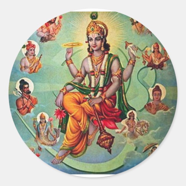 vishnu sticker (Front)