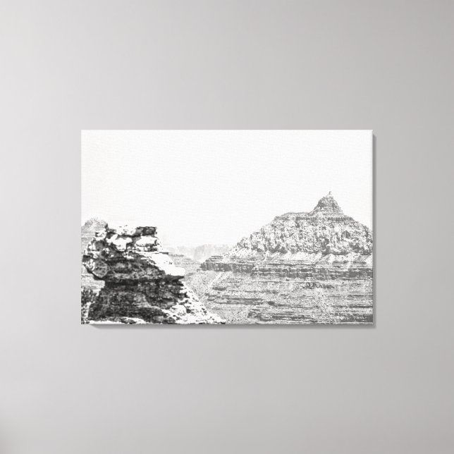 Vishnu Temple Canvas Print (Front)