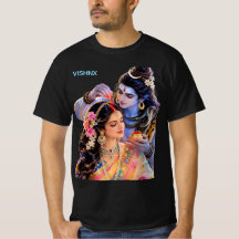 VISHNX Divine Love Lord Shiva and Parvati Graphic