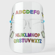 Bouclier de face alphabétique