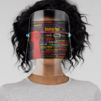 Visière De Protection L'importance des vies noires