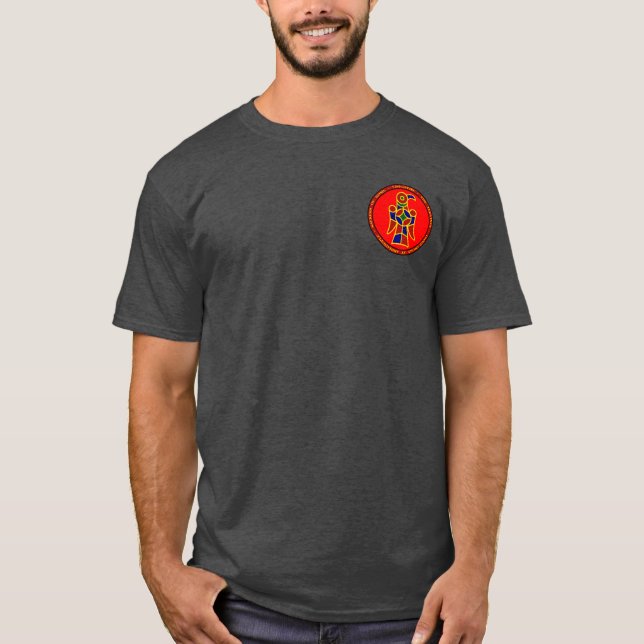 Visigoth Red Blue & Gold Seal Shirt (Front)