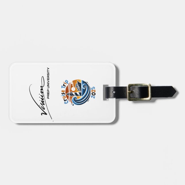 Visiiion Cruise Trip Merchandise Luggage Tag (Front Horizontal)
