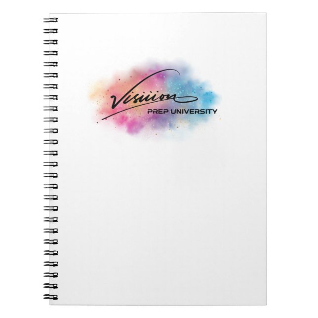 Visiiion Merch Spiral Notebook (Front)