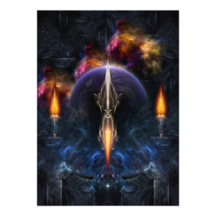 Vision De L'Élargissement De Photo D'Art Fractal E