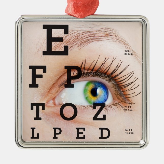Vision / Eye Doctor - SRF Metal Ornament (Front)