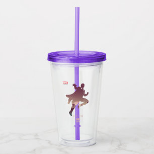 Vision Heroic Silhouette Acrylic Tumbler