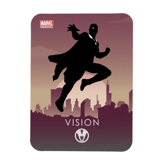 Vision Heroic Silhouette Magnet (Vertical)