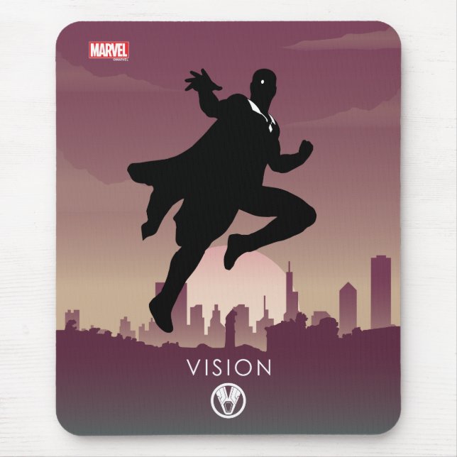 Vision Heroic Silhouette Mouse Pad (Front)
