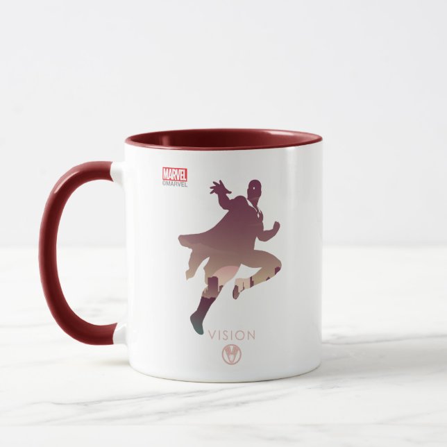 Vision Heroic Silhouette Mug (Left)