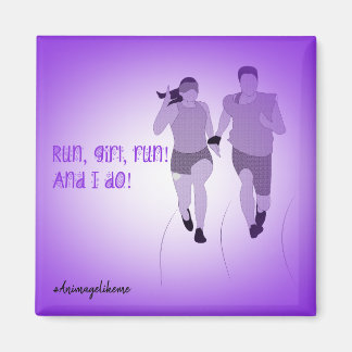 Vision Impaired Runner Magnet