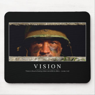Vision: Inspirational Quote Mouse Pad