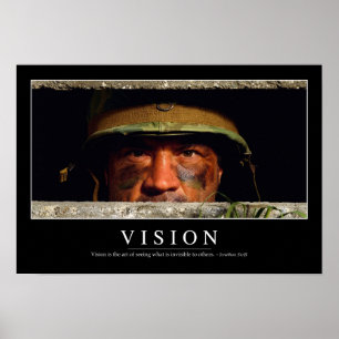 Vision: Inspirational Quote Poster