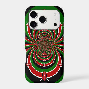 Vision Kenya vibrant Drapeau kenyan abstrait mir