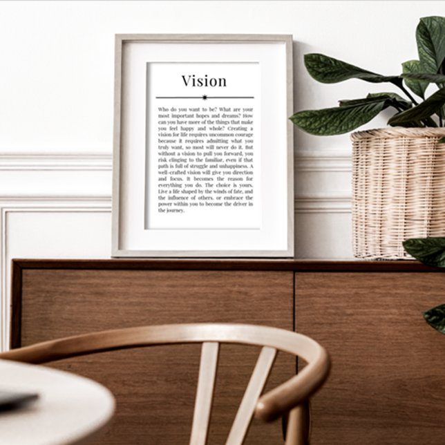 VISION Life Goals Inspirational Poster (Creator Uploaded)