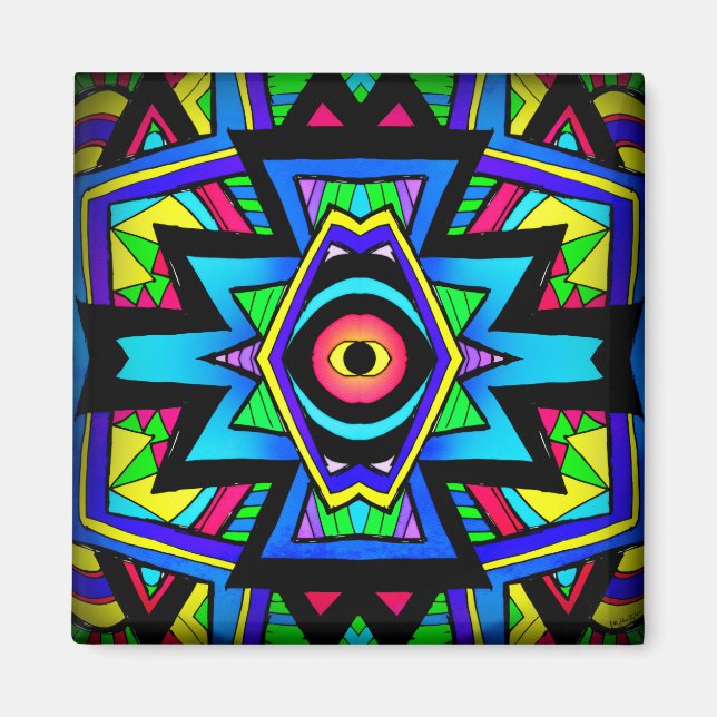 Vision Map Art Magnet (Front)