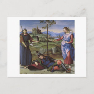 Vision of a Knight, Raphael Postcard