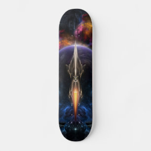 Vision Of Flight Fractal Art Skateboard Deck