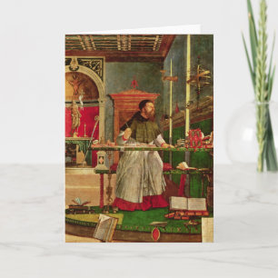 Vision of St. Augustine, 1502-08 Card