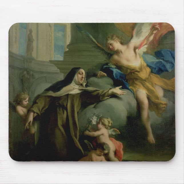 Vision of St. Teresa Mouse Pad (Front)