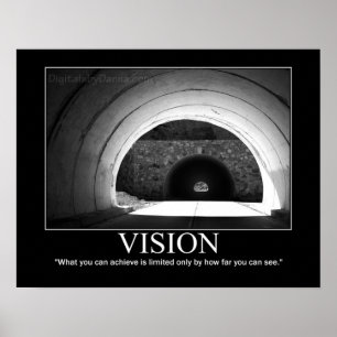VISION Poster -Tunnel (Motivational)