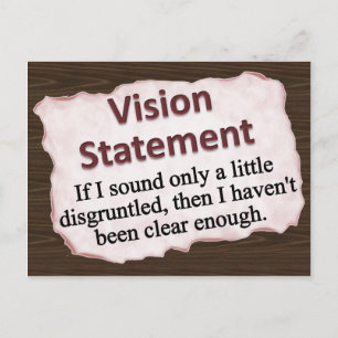Vision Statement  Postcard