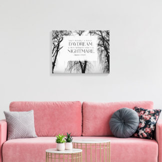 Vision Without Action Canvas Print