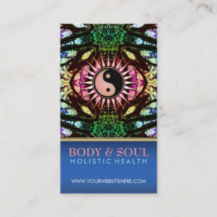 Visionary Forest YinYang NewAge Business Cards