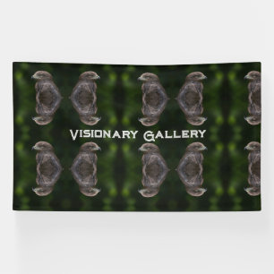 Visionary Gallery Custom Text Eagle image or Photo Banner