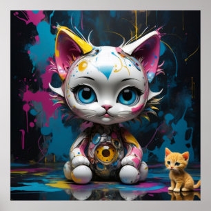 Visionary Kitty Poster