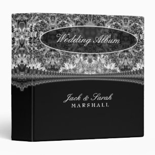 Visionnaire Damask noir blanc Classeur d'album
