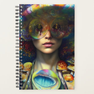 Visions de champignons Trippy AI Généré Art